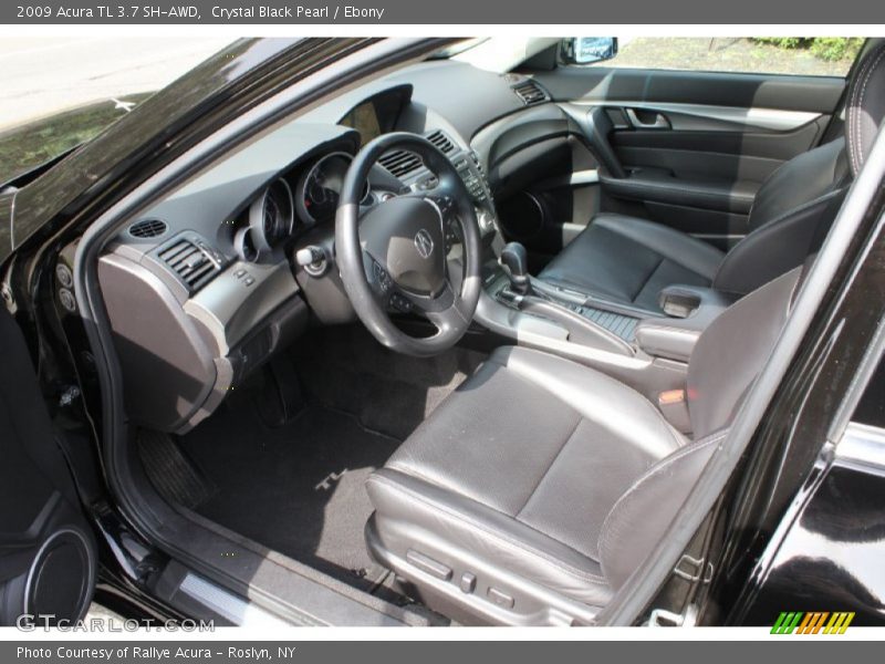 Crystal Black Pearl / Ebony 2009 Acura TL 3.7 SH-AWD