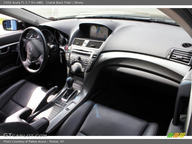 Crystal Black Pearl / Ebony 2009 Acura TL 3.7 SH-AWD