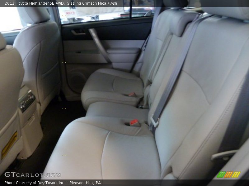 Sizzling Crimson Mica / Ash 2012 Toyota Highlander SE 4WD