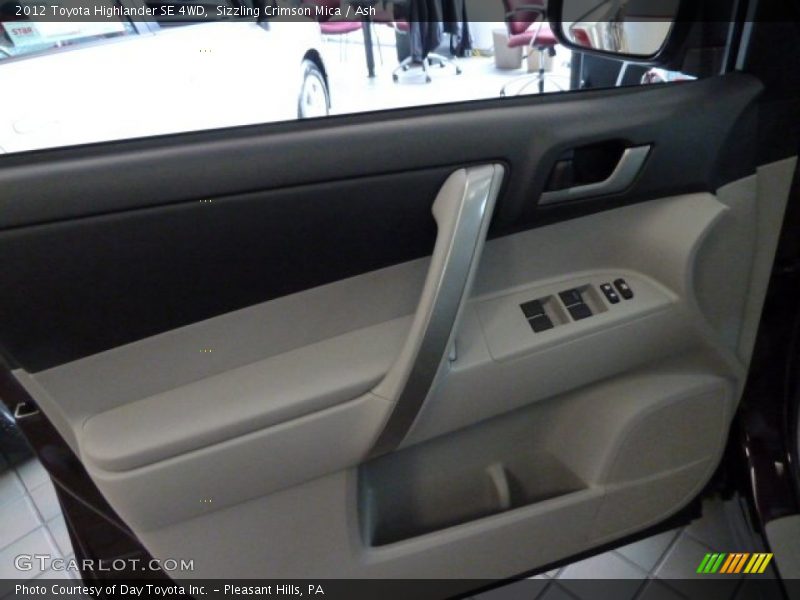 Sizzling Crimson Mica / Ash 2012 Toyota Highlander SE 4WD