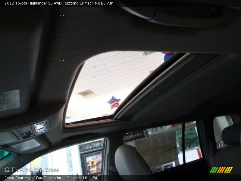 Sizzling Crimson Mica / Ash 2012 Toyota Highlander SE 4WD