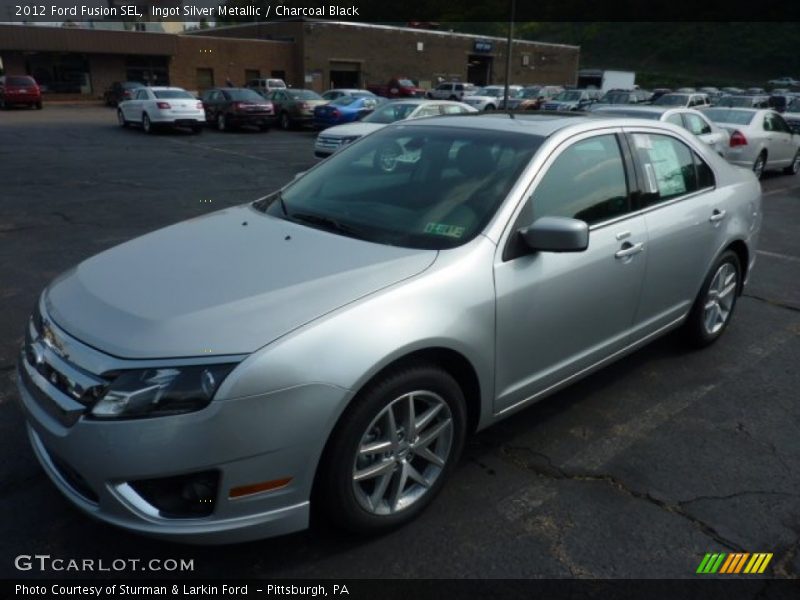 Ingot Silver Metallic / Charcoal Black 2012 Ford Fusion SEL