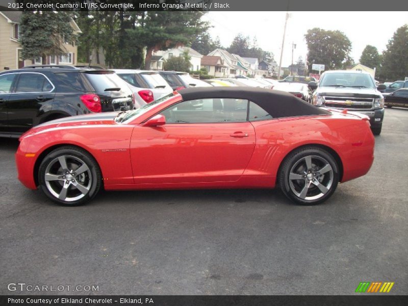  2012 Camaro LT/RS Convertible Inferno Orange Metallic