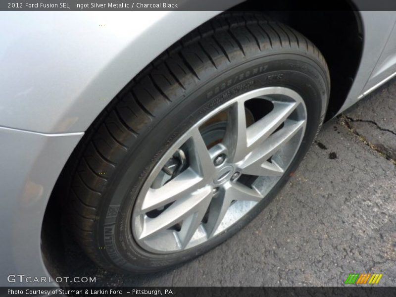 Ingot Silver Metallic / Charcoal Black 2012 Ford Fusion SEL