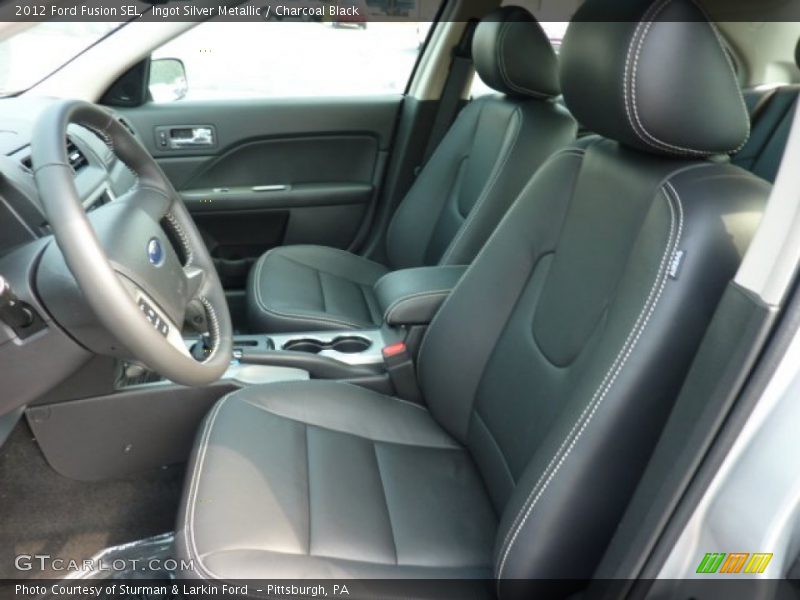 Ingot Silver Metallic / Charcoal Black 2012 Ford Fusion SEL