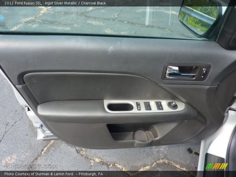 Ingot Silver Metallic / Charcoal Black 2012 Ford Fusion SEL
