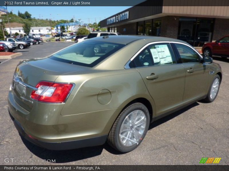 Ginger Ale / Light Stone 2012 Ford Taurus Limited