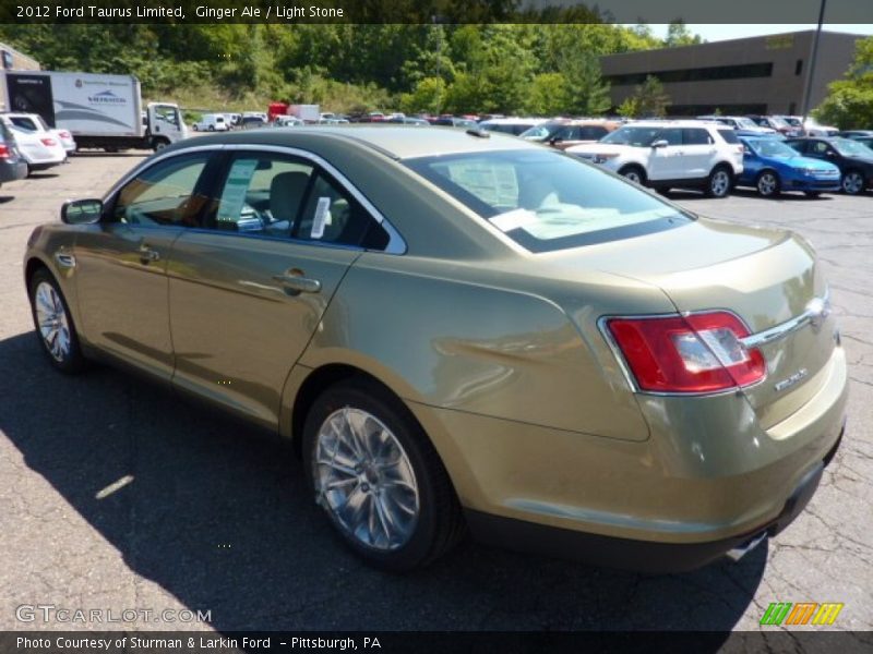 Ginger Ale / Light Stone 2012 Ford Taurus Limited