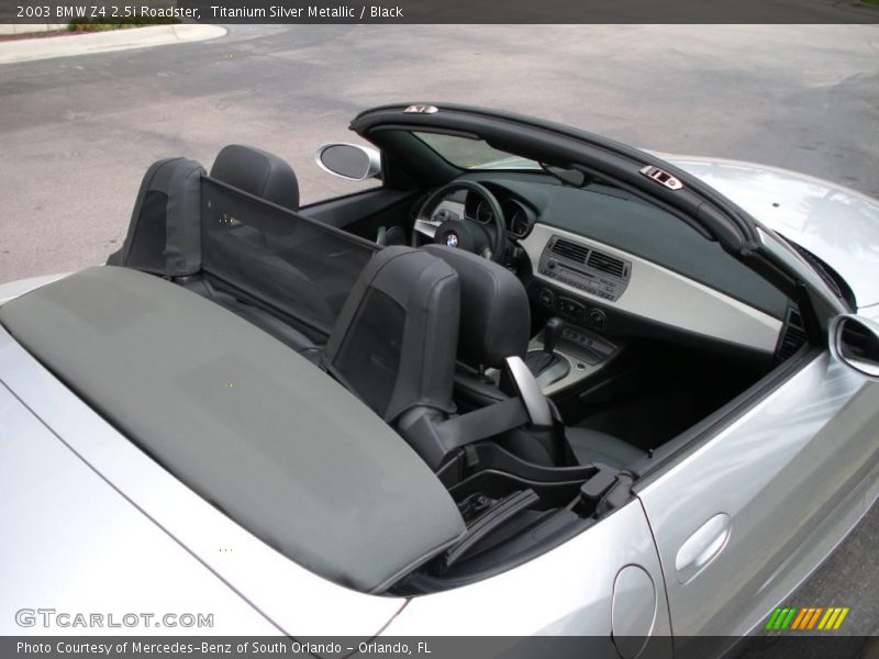 Titanium Silver Metallic / Black 2003 BMW Z4 2.5i Roadster