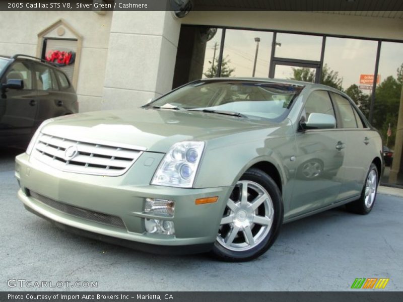 Silver Green / Cashmere 2005 Cadillac STS V8