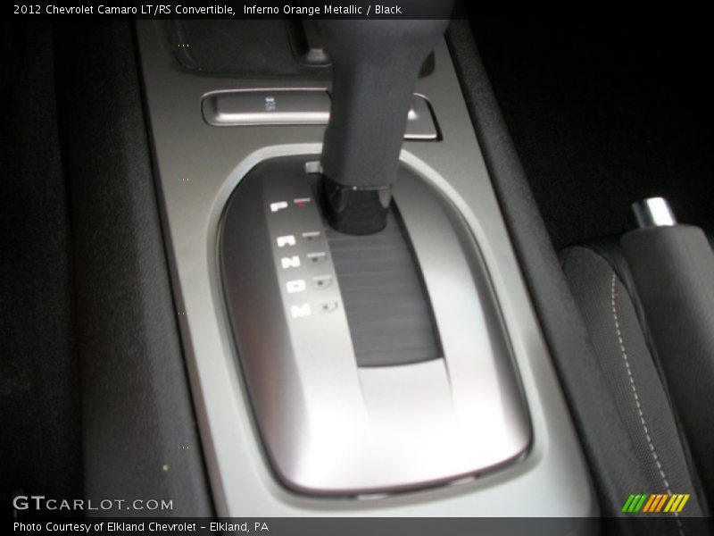 Inferno Orange Metallic / Black 2012 Chevrolet Camaro LT/RS Convertible