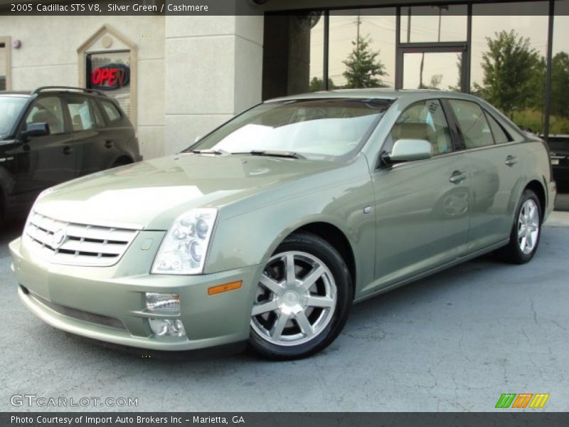 Silver Green / Cashmere 2005 Cadillac STS V8