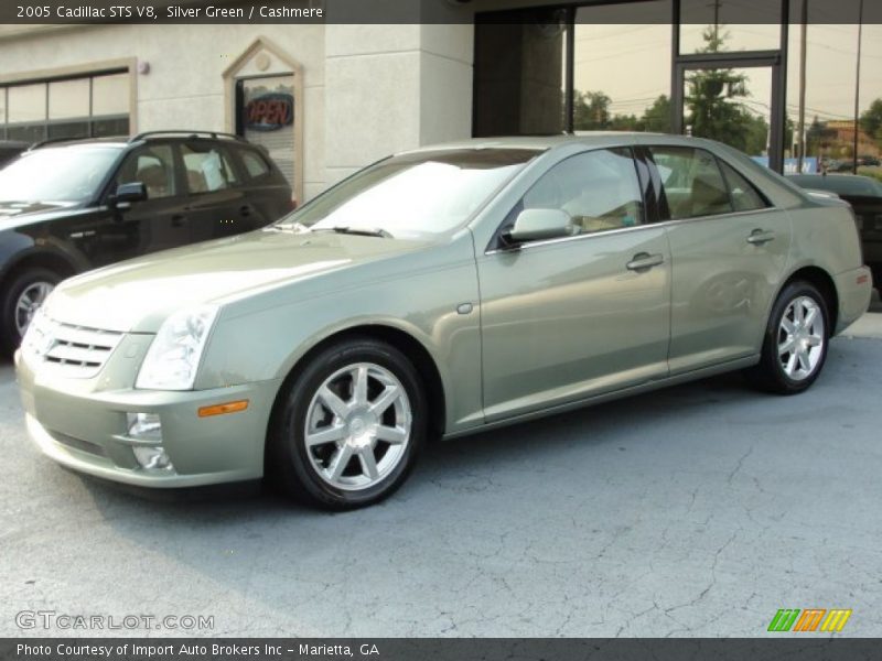 Silver Green / Cashmere 2005 Cadillac STS V8