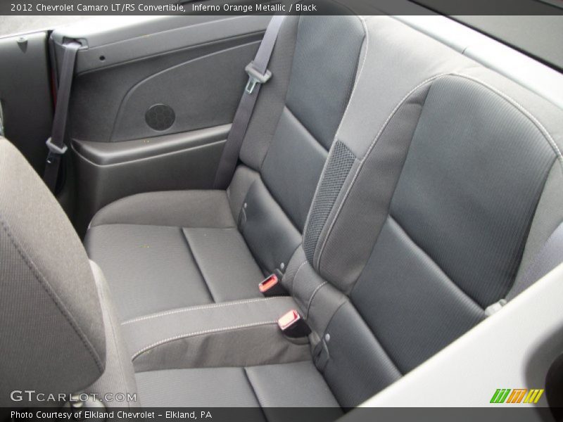 Inferno Orange Metallic / Black 2012 Chevrolet Camaro LT/RS Convertible