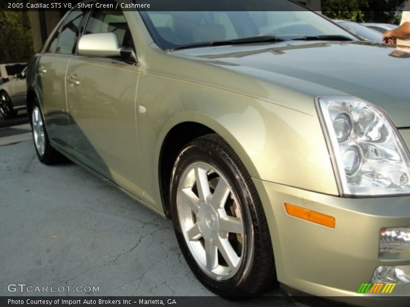 Silver Green / Cashmere 2005 Cadillac STS V8