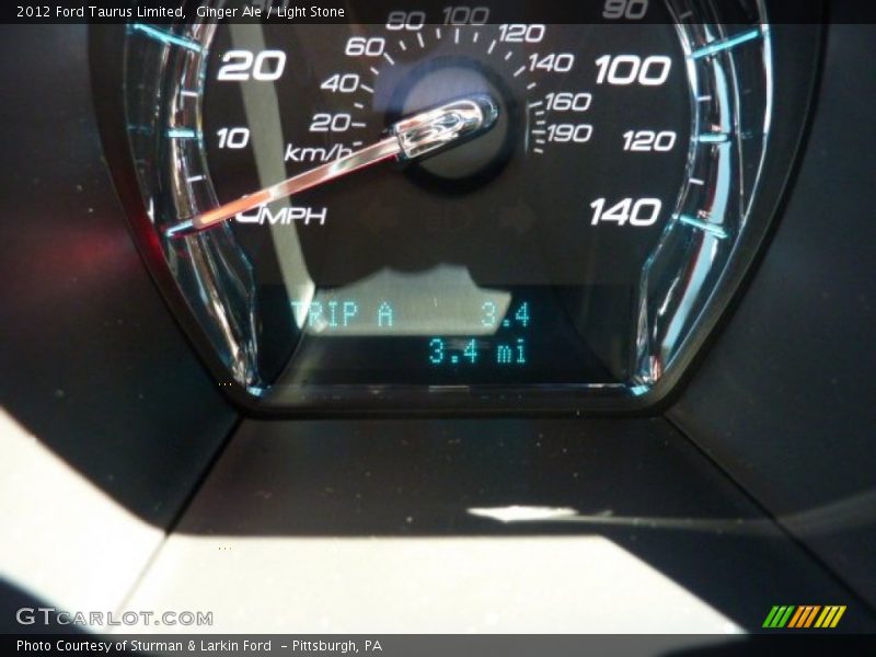 Ginger Ale / Light Stone 2012 Ford Taurus Limited