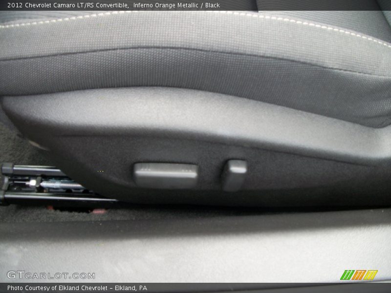 Inferno Orange Metallic / Black 2012 Chevrolet Camaro LT/RS Convertible