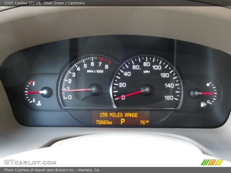 Silver Green / Cashmere 2005 Cadillac STS V8