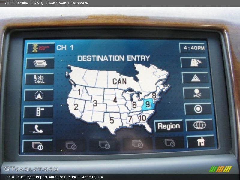 Silver Green / Cashmere 2005 Cadillac STS V8