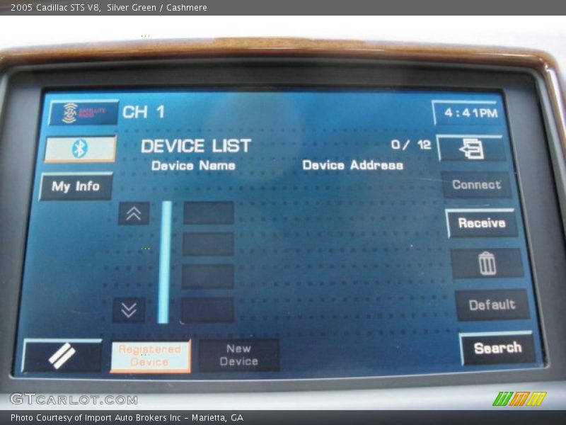 Silver Green / Cashmere 2005 Cadillac STS V8