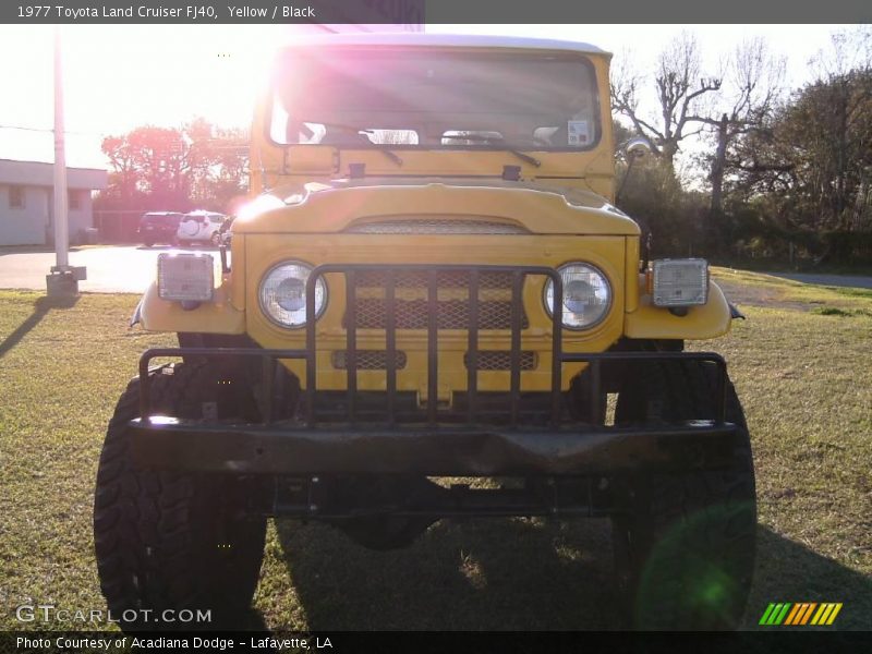 Yellow / Black 1977 Toyota Land Cruiser FJ40