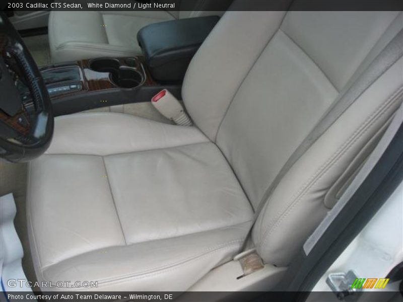 White Diamond / Light Neutral 2003 Cadillac CTS Sedan