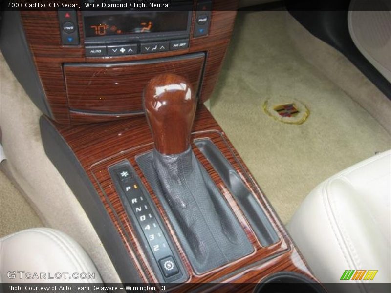 White Diamond / Light Neutral 2003 Cadillac CTS Sedan