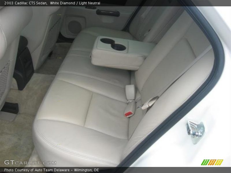 White Diamond / Light Neutral 2003 Cadillac CTS Sedan
