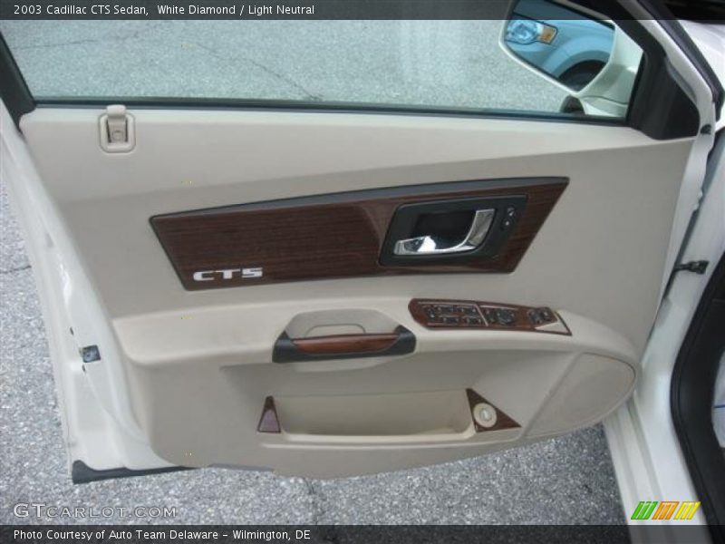 White Diamond / Light Neutral 2003 Cadillac CTS Sedan