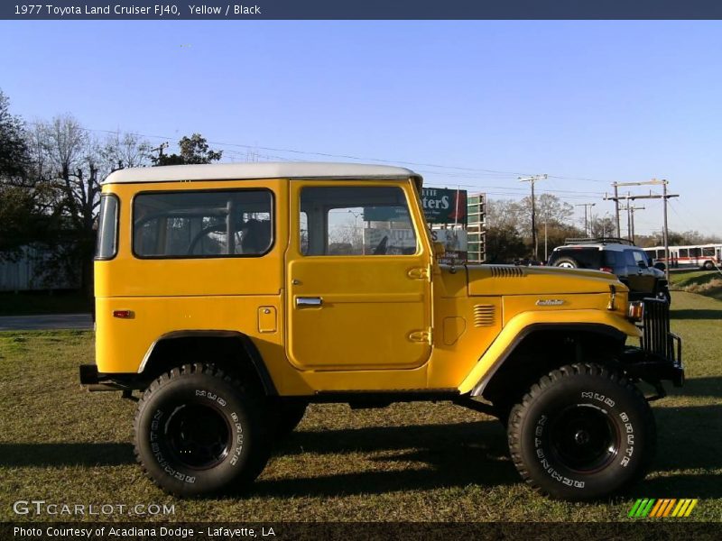 Yellow / Black 1977 Toyota Land Cruiser FJ40