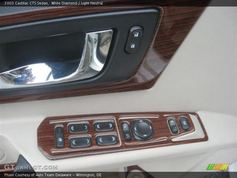 White Diamond / Light Neutral 2003 Cadillac CTS Sedan