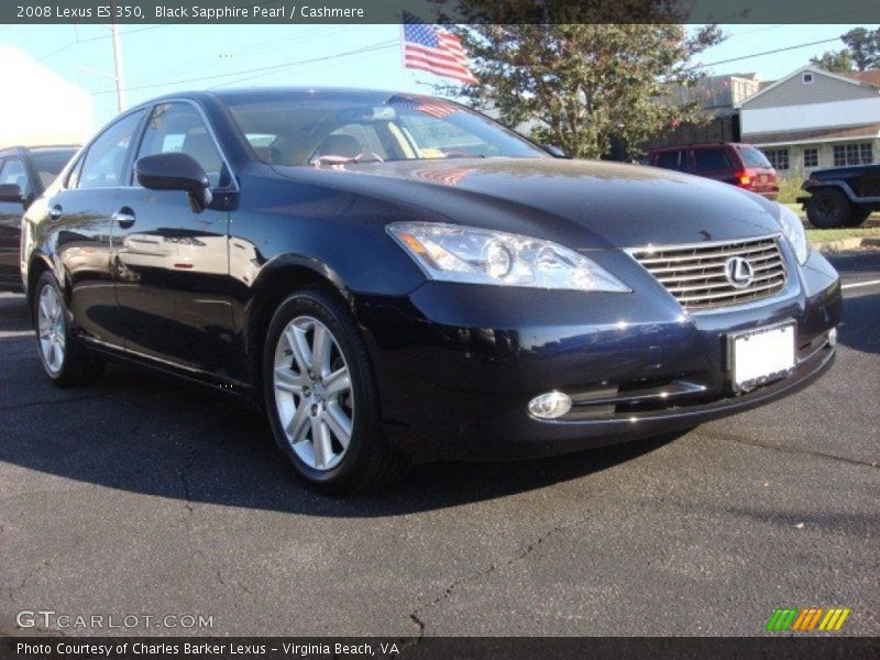 Black Sapphire Pearl / Cashmere 2008 Lexus ES 350