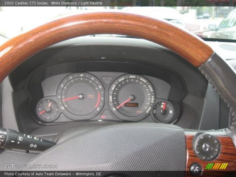 White Diamond / Light Neutral 2003 Cadillac CTS Sedan