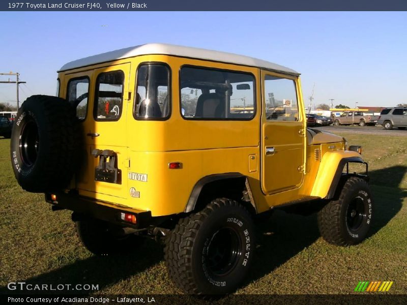 Yellow / Black 1977 Toyota Land Cruiser FJ40