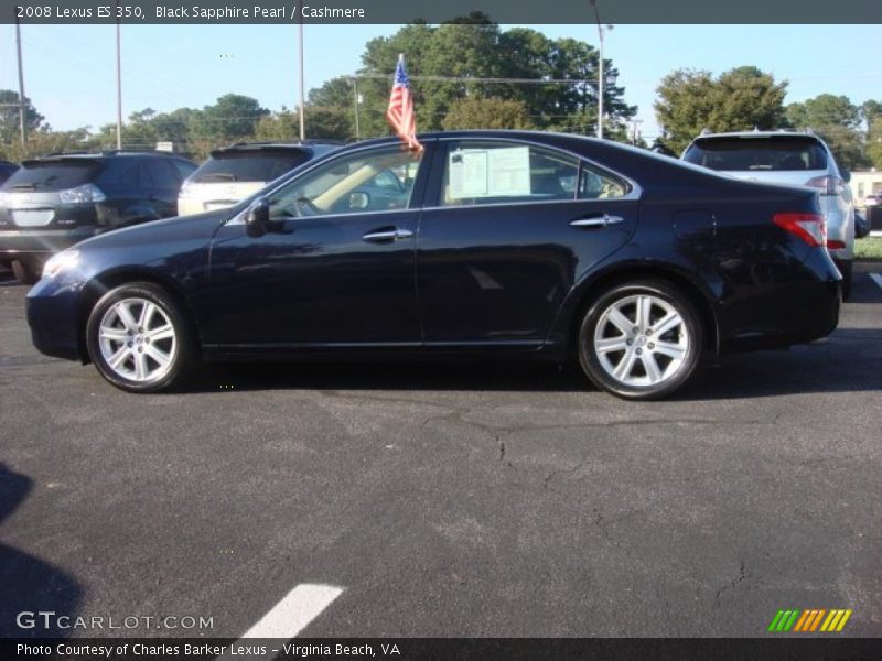 Black Sapphire Pearl / Cashmere 2008 Lexus ES 350