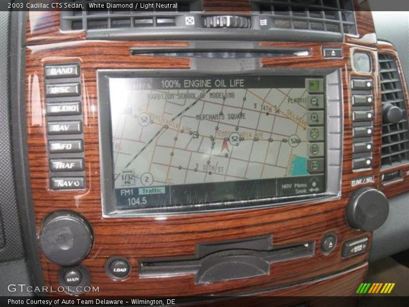 White Diamond / Light Neutral 2003 Cadillac CTS Sedan
