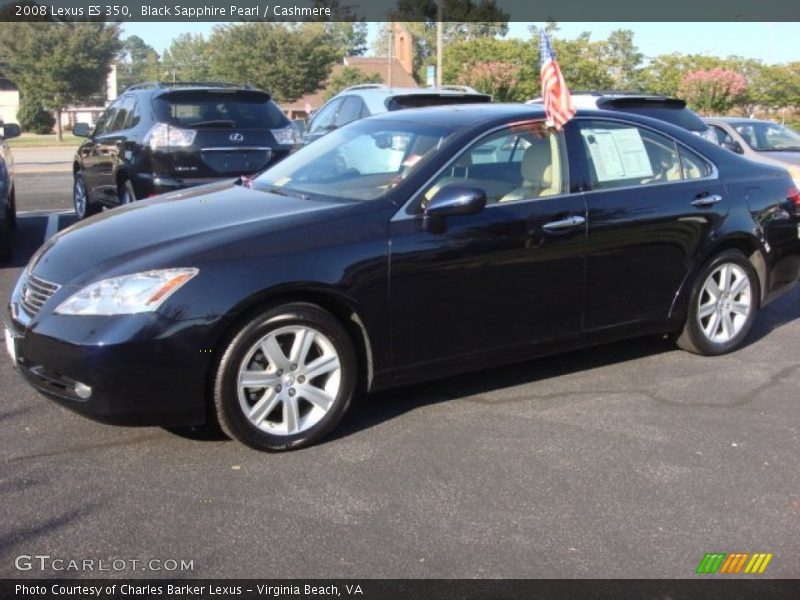 Black Sapphire Pearl / Cashmere 2008 Lexus ES 350