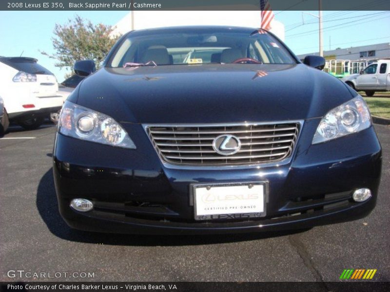 Black Sapphire Pearl / Cashmere 2008 Lexus ES 350