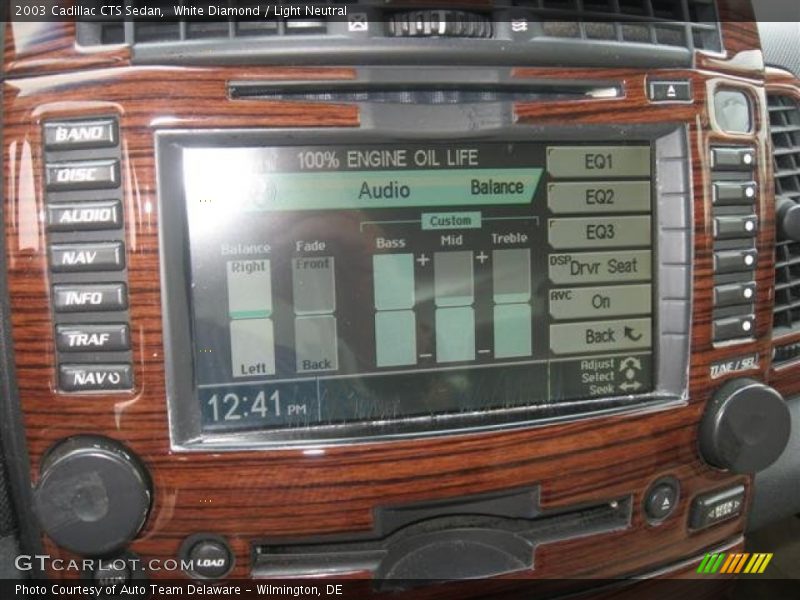 White Diamond / Light Neutral 2003 Cadillac CTS Sedan
