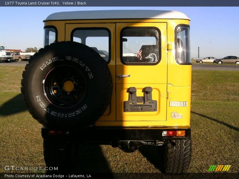 Yellow / Black 1977 Toyota Land Cruiser FJ40