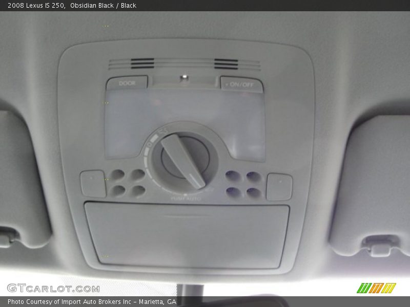 Obsidian Black / Black 2008 Lexus IS 250