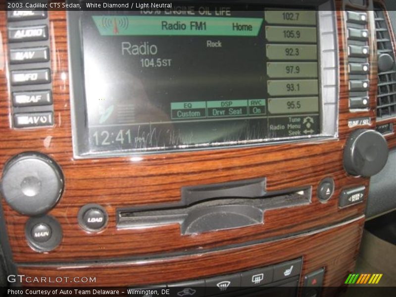 White Diamond / Light Neutral 2003 Cadillac CTS Sedan