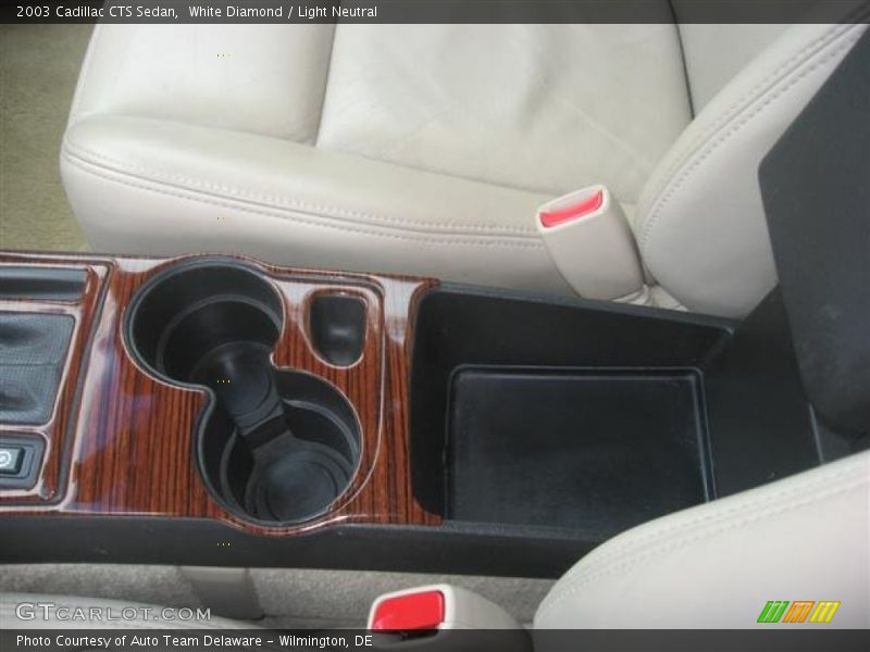 White Diamond / Light Neutral 2003 Cadillac CTS Sedan