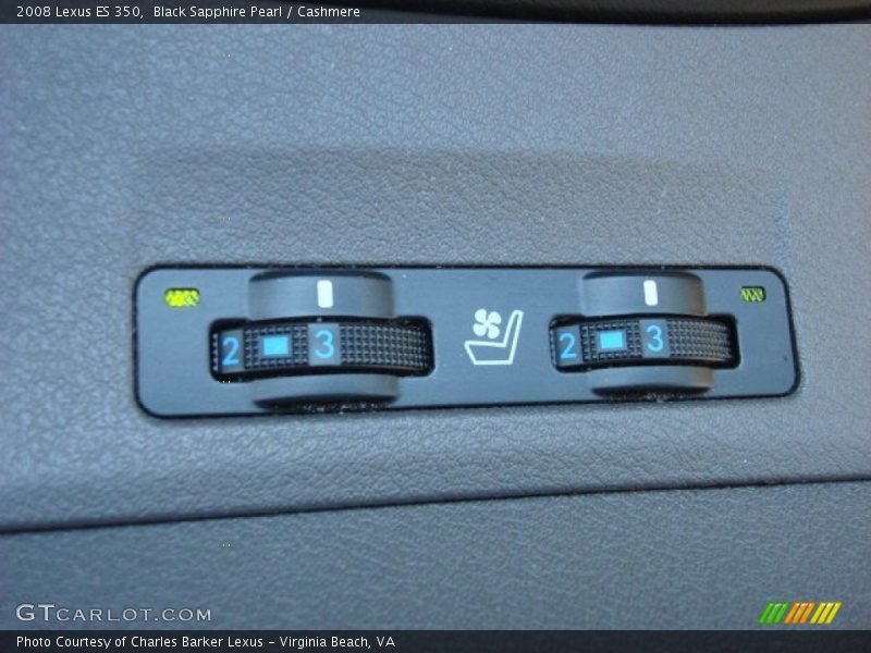 Black Sapphire Pearl / Cashmere 2008 Lexus ES 350