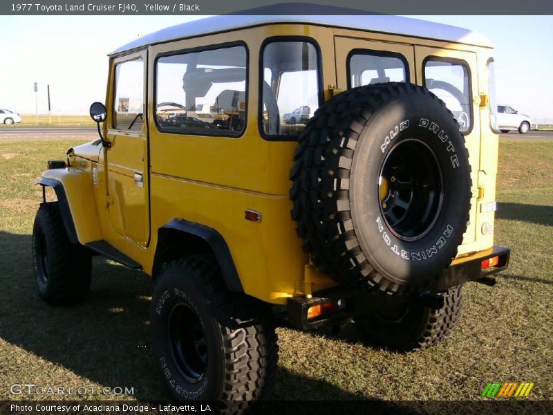 Yellow / Black 1977 Toyota Land Cruiser FJ40