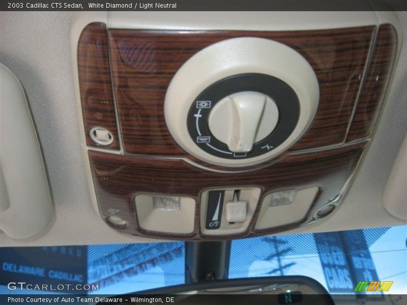 White Diamond / Light Neutral 2003 Cadillac CTS Sedan