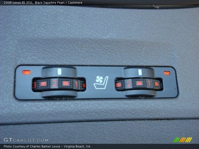 Black Sapphire Pearl / Cashmere 2008 Lexus ES 350