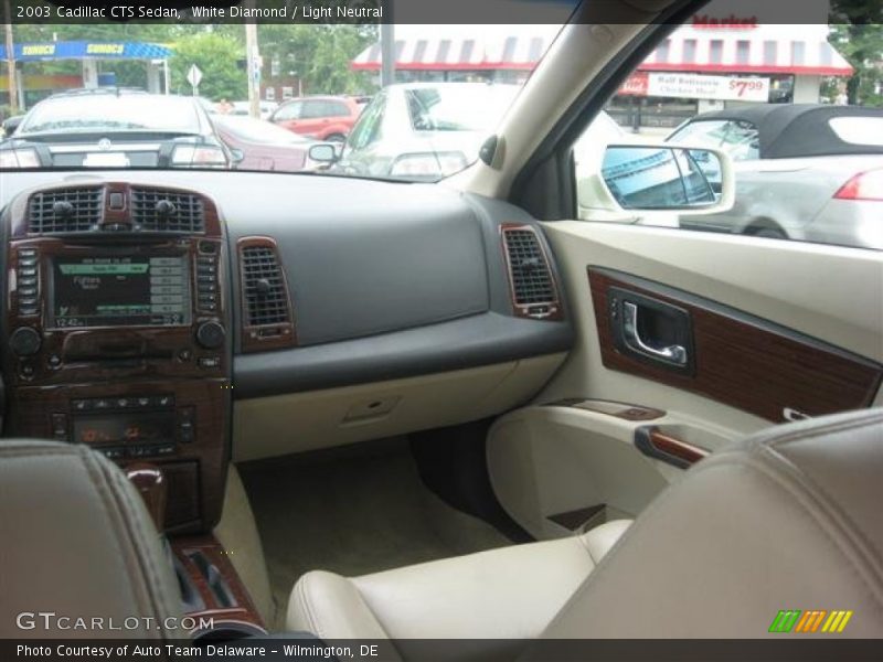 White Diamond / Light Neutral 2003 Cadillac CTS Sedan