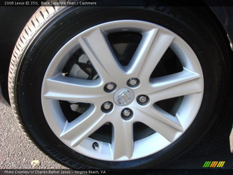 Black Sapphire Pearl / Cashmere 2008 Lexus ES 350