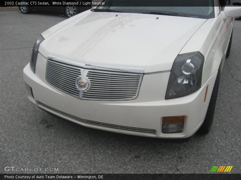 White Diamond / Light Neutral 2003 Cadillac CTS Sedan